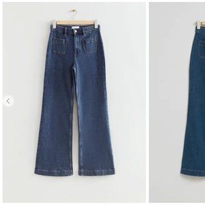 & other stories flare jeans